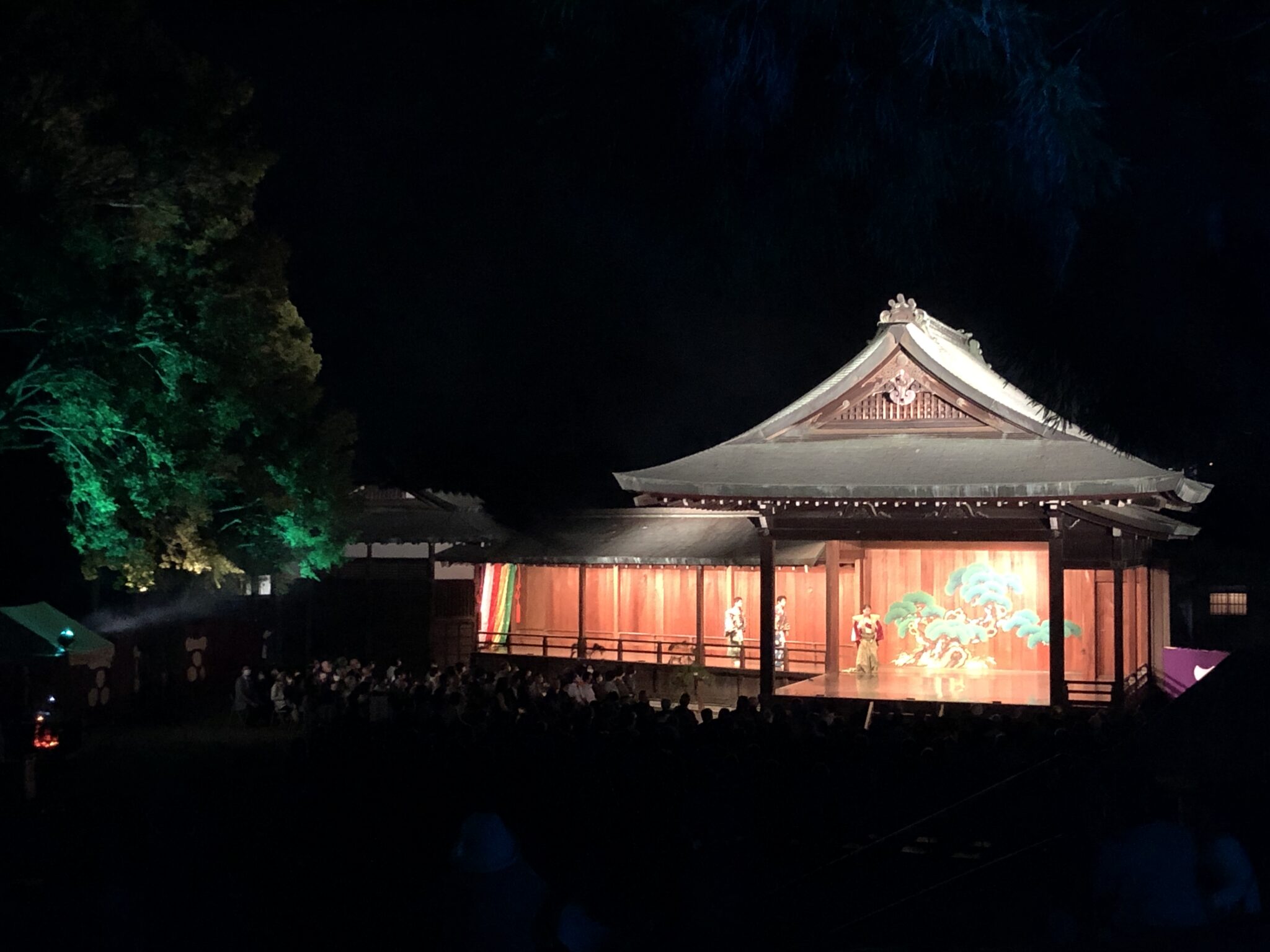 2021.10.2-3 野田神社能楽堂ライトアップ