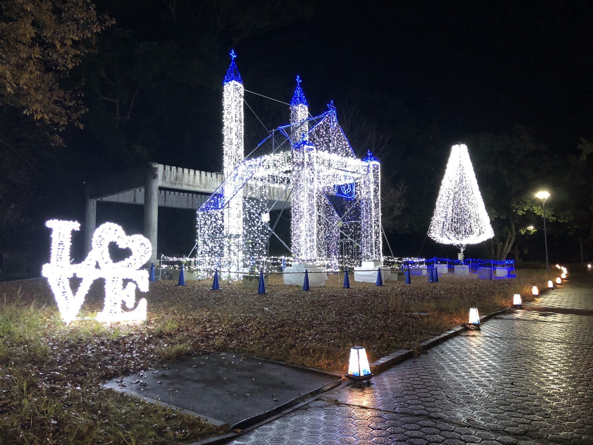 亀山公園イルミネーション2021